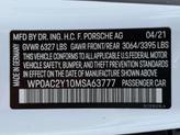 Thumbnail of 2021 Carrara White Porsche Taycan