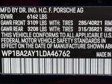 Thumbnail of 2020 Black Porsche Cayenne