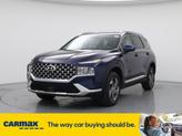 Thumbnail of 2022 Blue Hyundai SANTA FE