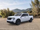Thumbnail of 2025 Space White Metallic Ford Maverick