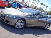 Thumbnail of 2015 Titanium Metallic Tesla Model S