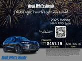 Thumbnail of 2025 Crystal Black Pearl Honda HR-V