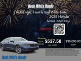 Thumbnail of 2025 Canyon River Blue Metallic Honda Accord Hybrid