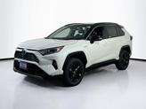 Photo of 2021 Blizzard Pearl/Midnight Black Metallic Toyota RAV4 Hybrid