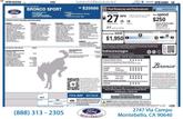 Thumbnail of 2025 Azure Gray Metallic Ford Bronco Sport