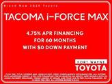 Thumbnail of 2025 Black Toyota Tacoma