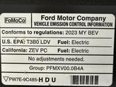 Thumbnail of 2023 Space White Metallic Ford Mustang Mach-E