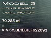 Thumbnail of 2020 Pearl White Multi-Coat Tesla Model 3