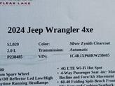 Thumbnail of 2024 Silver Zynith Clearcoat Jeep Wrangler 4xe