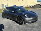 Thumbnail of 2022 Midnight Silver Metallic Tesla Model 3