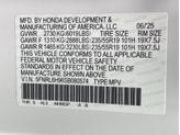Thumbnail of 2025 Platinum White Pearl Honda Odyssey