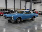 Thumbnail of 1967 Blue and White Pontiac GTO