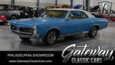Photo of 1967 Blue and White Pontiac GTO