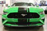 Thumbnail of 2019 Green/Black Stripe Ford Mustang