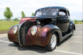 Thumbnail of 1938 Black with Flames Ford Deluxe