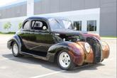 Thumbnail of 1938 Black with Flames Ford Deluxe