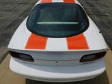 Thumbnail of 1997 White with orange racing stripes Chevrolet Camaro