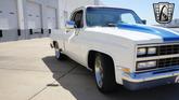 Thumbnail of 1986 White and blue stripe Chevrolet C10/K10