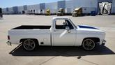 Thumbnail of 1986 White and blue stripe Chevrolet C10/K10