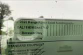Thumbnail of 2025 Borasco Grey Land Rover Range Rover Sport