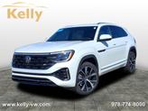 Photo of 2024 Opal White Pearl Effect Volkswagen Atlas Cross Sport