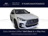 Photo of 2025 Radiant White INFINITI QX55