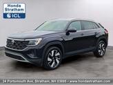 Photo of 2024 Deep Black Pearl Volkswagen Atlas Cross Sport