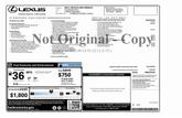 Thumbnail of 2024 Cloudburst Gray Lexus RX 350