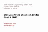 Thumbnail of 2025 Diamond Black Crystal Pearlcoat Jeep Grand Cherokee L