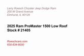 Thumbnail of 2025 Bright White Clearcoat RAM ProMaster 1500