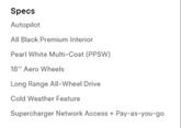 Thumbnail of 2022 Pearl White Multi-Coat Tesla Model 3