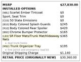 Thumbnail of 2023 Scarlet Ember Tintcoat Nissan Altima