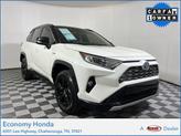 Photo of 2021 Blizzard Pearl/Midnight Black Metallic Toyota RAV4 Hybrid