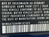 Thumbnail of 2024 Atlantic Blue/Black Roof Volkswagen Golf GTI