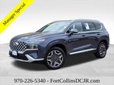Photo of 2021 Lagoon Blue Hyundai SANTA FE