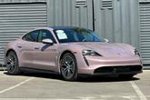 Thumbnail of 2022 Frozen Berry Metallic Porsche Taycan