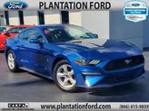 Photo of 2018 Lightning Blue Metallic Ford Mustang