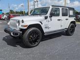 Thumbnail of 2022 Bright White Clearcoat Jeep Wrangler Unlimited 4xe