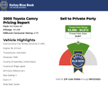 Thumbnail of 2005 Silver Toyota Camry