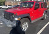 Photo of 2019 Red Jeep Wrangler Unlimited