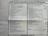 Thumbnail of 2021 White Audi A5 Sportback