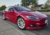 Thumbnail of 2018 Red Tesla Model S
