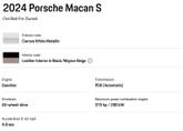 Thumbnail of 2024 White Porsche Macan