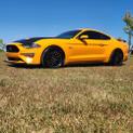 Photo of 2019 Orange Ford Mustang