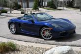 Thumbnail of 2024 Blue Porsche 718 Boxster
