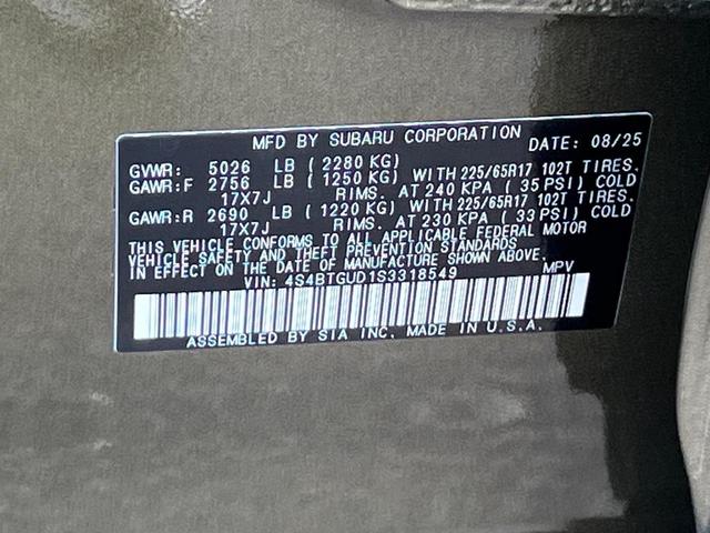 Photo of 2025 Autumn Subaru Outback