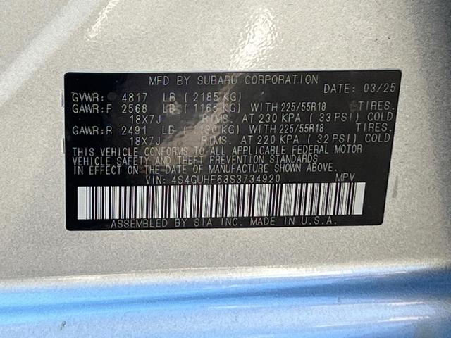 Photo of 2025 Silver Metallic Subaru Crosstrek