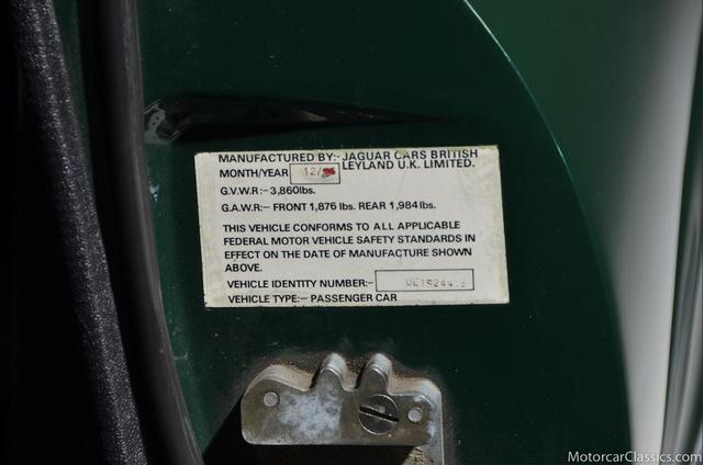 Photo of 1974 British Racing Green Jaguar E-Type
