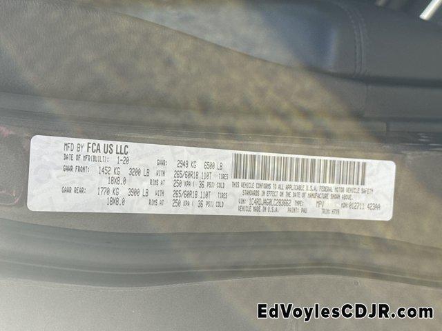 Photo of 2020 Granite Clearcoat Dodge Durango