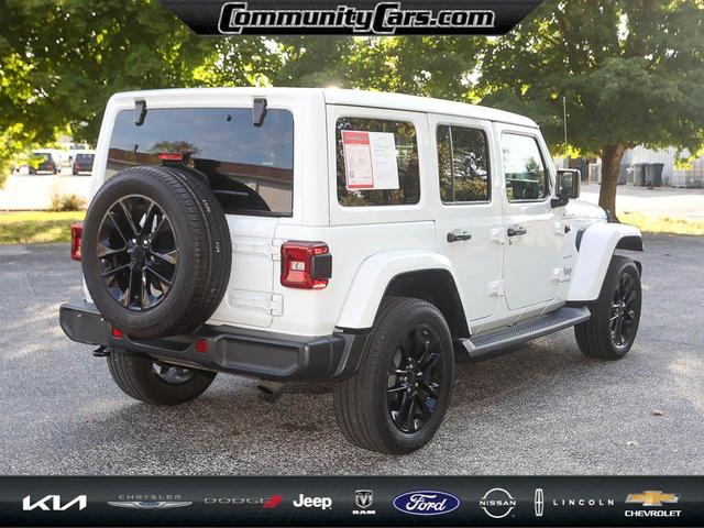 Photo of 2021 Bright White Clearcoat Jeep Wrangler Unlimited 4xe